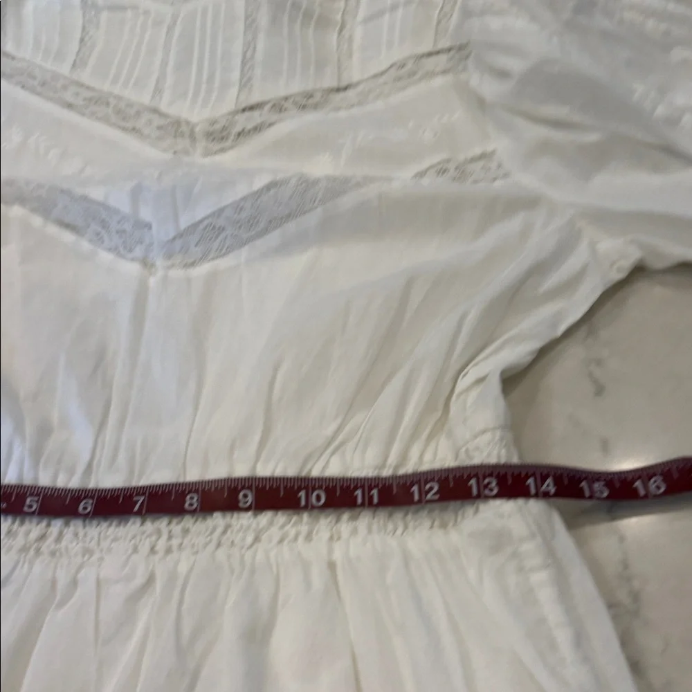 LoveShackFancy X Target Talula White Embroidered‎ Lace Dress Size Medium - Picture 7 of 10